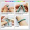 60 Pieces 6mm Natural Gemstone Beads Colorful Imperial Jasper Beads Round Loose Beads for Jewelry Making with Crystal Stretch Cord